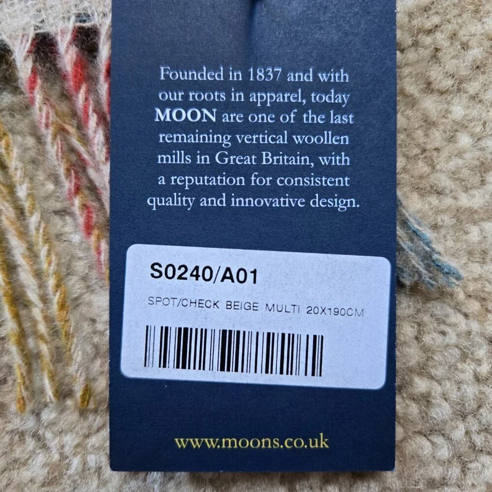 NWT Moon Merino Wool Colorful Dots